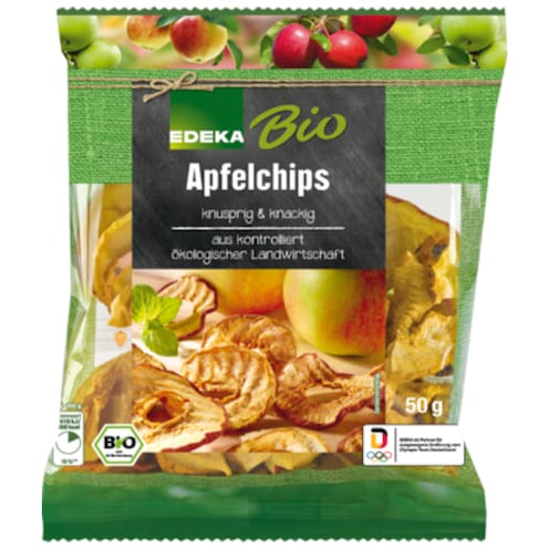 EDEKA Bio Apfelchips, getrocknet 50 g