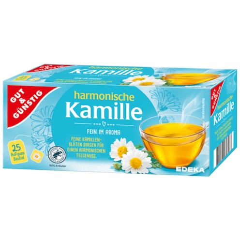 GUT&GÜNSTIG Kamille-Kräuter-Tee 25 Beutel