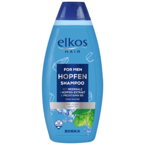 elkos HAIR Shampoo Hopfen & Meersalz 500 ml