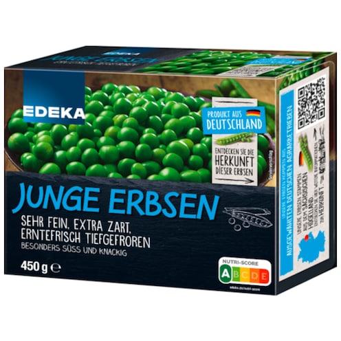 EDEKA Junge Erbsen aus Deutschland 450 g