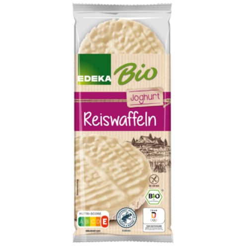 EDEKA Bio Reiswaffeln natur mit Joghurtüberzug 100 g