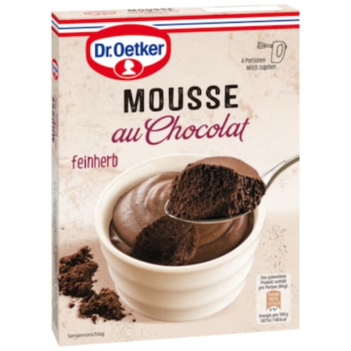Dr.Oetker Mousse au Chocolat feinherb 86 g für 250 ml