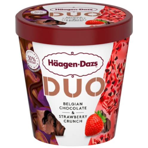 Häagen-Dazs Duo Belgian Chocolate & Strawberry Crunch 420 ml