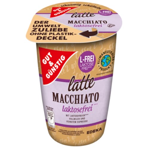 GUT&GÜNSTIG Latte Macchiato Laktosefrei 250 ml