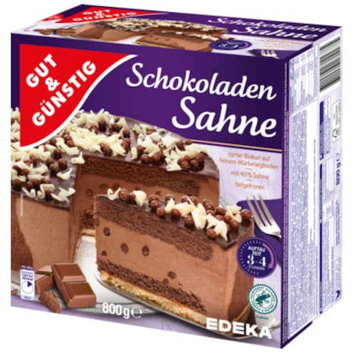 GUT&GÜNSTIG Schokoladen-Sahnetorte 800 g