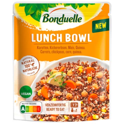 Bonduelle Lunch Bowl Karotten, Kichererbsen, Mais & Quinoa 250 g