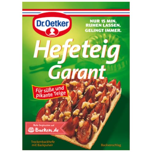 Dr.Oetker Hefeteig Garant 32 g für 375 g