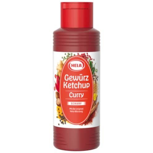 Hela Curry Gewürz Ketchup scharf 300 ml
