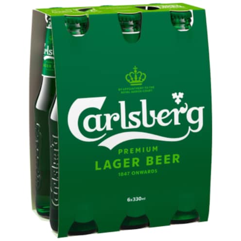Carlsberg Premium Lager - 6-Pack 6 x 0,33 l