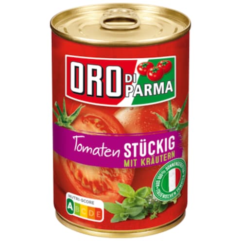 ORO di Parma Stückige Tomaten mit Kräutern 400 g