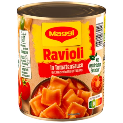 Maggi Ravioli in Tomatensauce für 2 Portionen