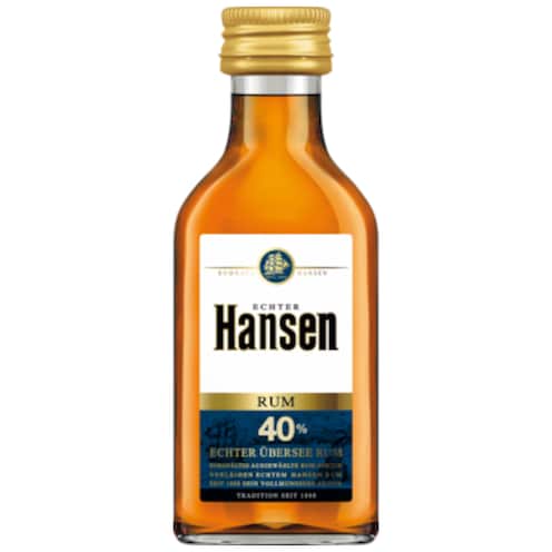 Hansen Rum Blau 40 % vol. 0,1 l