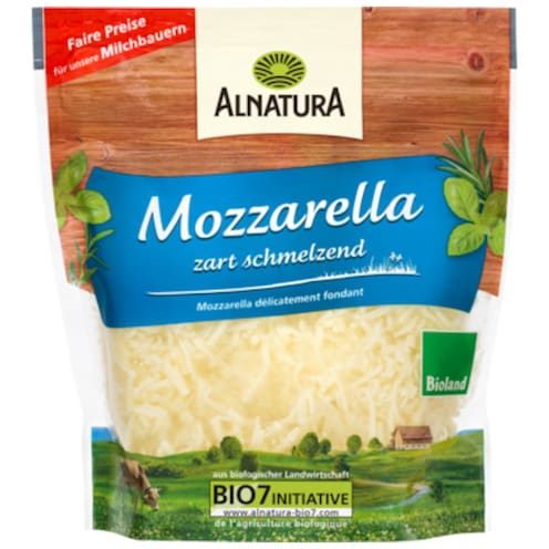 Alnatura Bio Mozzarella gerieben 45 % Fett i. Tr. 150 g