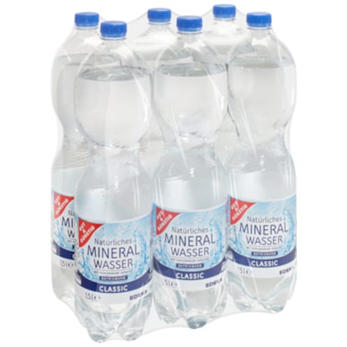 GUT&GÜNSTIG Mineralwasser classic 6x1,5 l