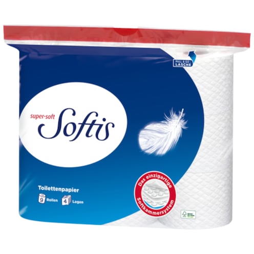 Regina Softis Toilettenpapier 4-lagig 9 x100 Blatt