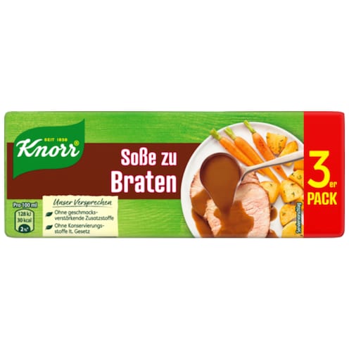 Knorr Soße zu Braten für 3 x 250 ml