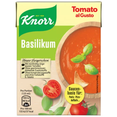 Knorr Tomato al Gusto Basilikum 370 g