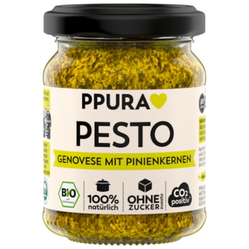 Ppura Bio Pesto Genovese Pinienkernen 120 g