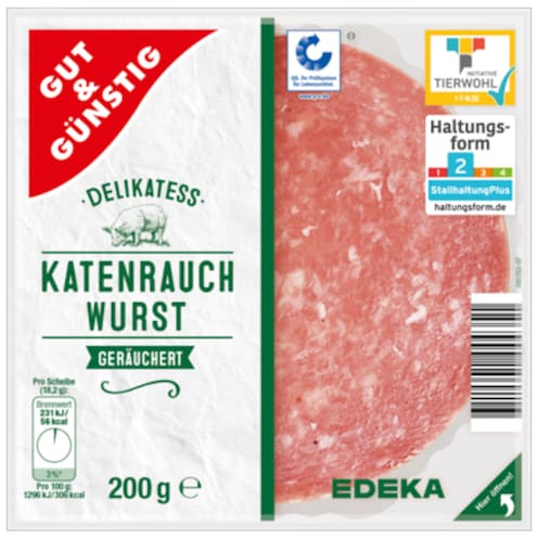 GUT&GÜNSTIG Katenrauchwurst 200 g