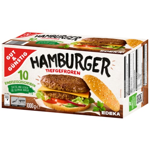 GUT&GÜNSTIG Hamburger 1000 g
