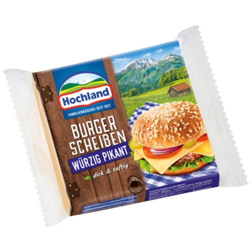 Hochland Burger Scheiben würzig pikant 36 % Fett i. Tr. 200 g