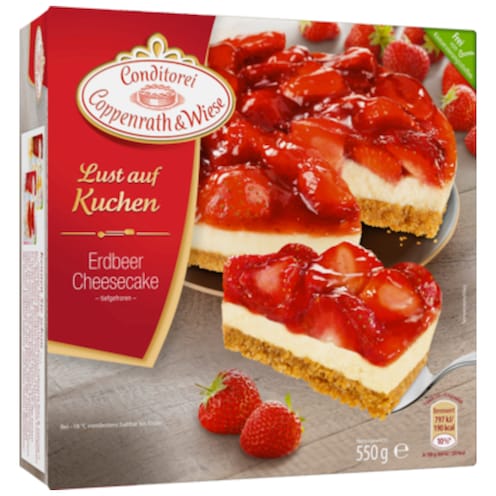 Conditorei Coppenrath & Wiese Lust auf Kuchen Erdbeer Cheesecake 550 g