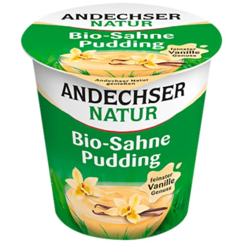 Andechser Natur Bio Sahnepudding Vanille 10 % Fett 150 g