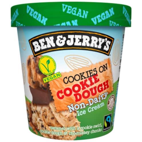 BEN & JERRY'S Cookie On Dough non-diary vegan 465 ml
