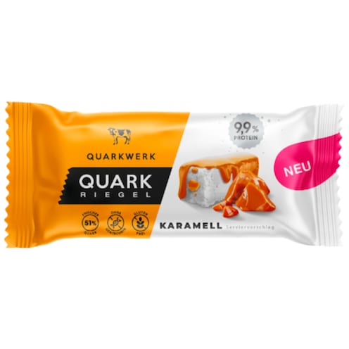 Quarkwerk Quark Riegel Karamell 40 g