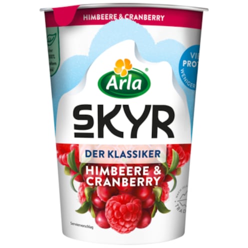 Arla SKYR mit Himbeere-Cranberry 0,2% Fett 450 g