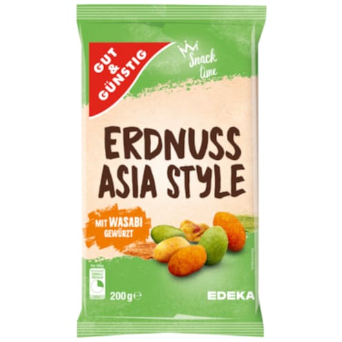 GUT&GÜNSTIG Erdnuss-Asia Mix 200 g