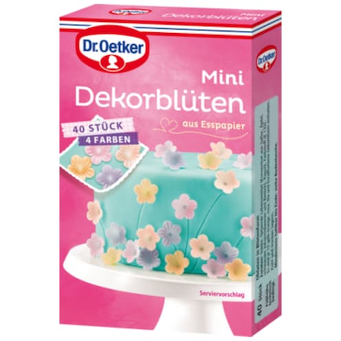 Dr.Oetker Mini Dekorblüten 40 Stück - 40 g