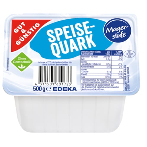 GUT&GÜNSTIG Speisequark Magerstufe 500g