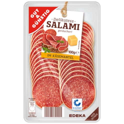 GUT&GÜNSTIG Salami im Käsemantel 100 g