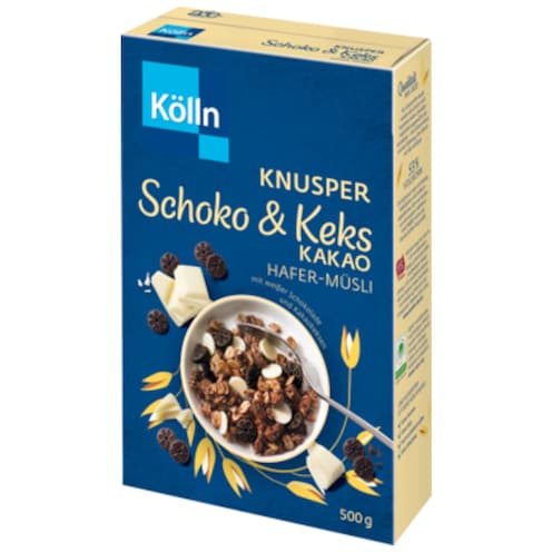 Kölln Knusper Schoko & Keks Kakao Hafer-Müsli 500 g