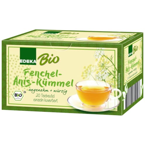 EDEKA Bio Fenchel-Anis-Kümmel-Tee 20 Beutel