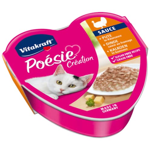 Vitakraft Poésie® + Pute in Käsesauce 85 g