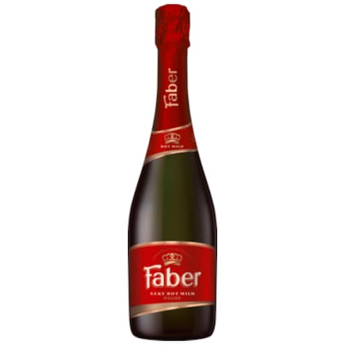 Faber Sekt Rot mild 0,75 l