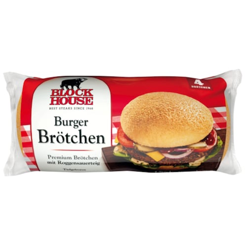Block House Burger Brötchen 4 x 70 g