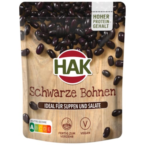 HAK Schwarze Bohnen 225 g