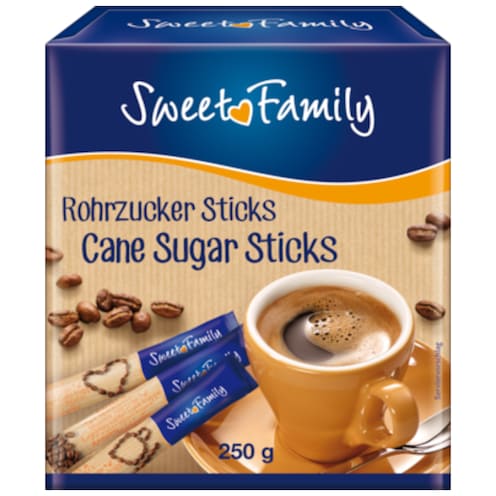 Sweet Family Rohrzucker Sticks 250 g