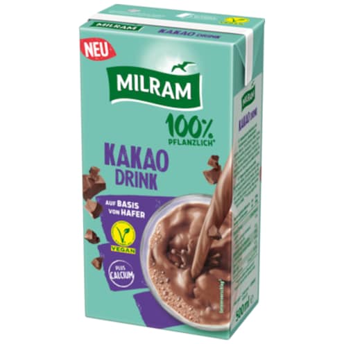 MILRAM Kakao Hafer-Drink vegan 500 ml