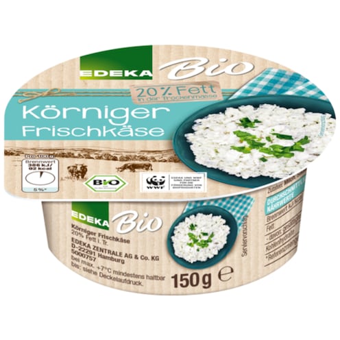 EDEKA Bio Körniger Frischkäse 20% Fett i. Tr. 150 g