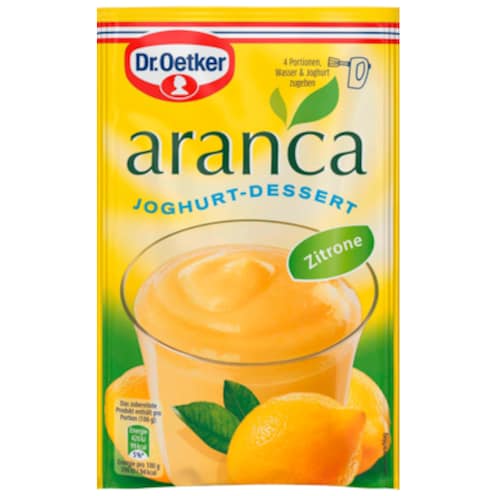 Dr.Oetker Aranca Zitrone für 75 g für 200 ml