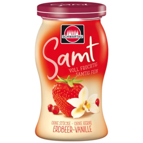 SCHWARTAU Samt Erdbeer-Vanille 270 g
