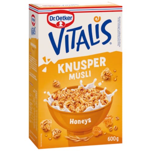 Dr.Oetker Vitalis Knusper Müsli Honeys 600 g