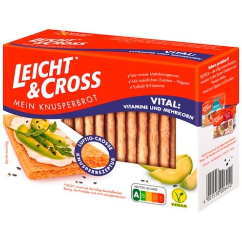 LEICHT&CROSS Knusperbrot Vital 125 g