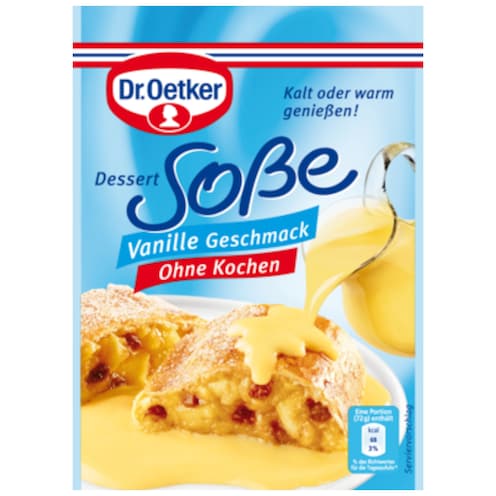 Dr.Oetker Dessert-Soße Vanille ohne Kochen 39 g für 250 ml