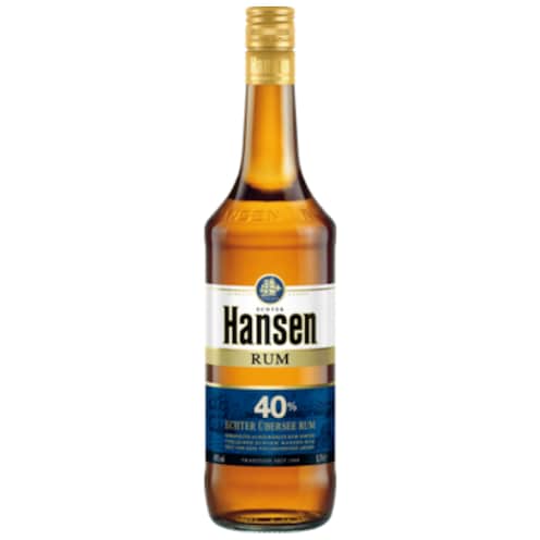 Hansen Echter Übersee Rum 40 % vol. 0,7 l