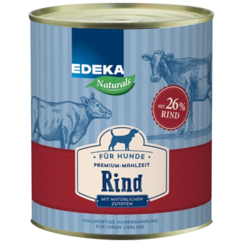 EDEKA Naturals Premium Hundemahlzeit Rind 800 g